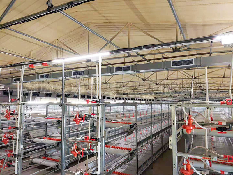 青州雞場養殖環境控製機組使用(yòng)示例